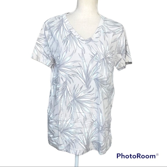 VICTORIA'S SECRET PINK Palm Leaves Campus Tee - Picture 2 of 5